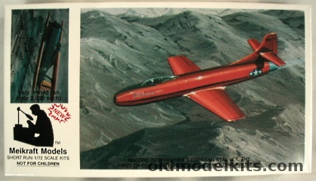 Meikraft Models 1/72 Douglas D-558-1 Skystreak - (D5581), 1501 plastic model kit